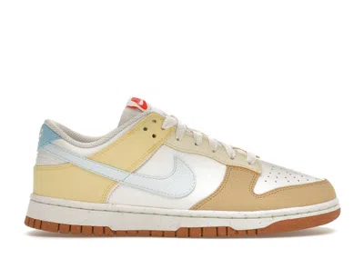 Pre-owned Nike Dunk Low Next Nature Soft Yellow Alabaster (women's) Sneakers In Summit White/glacier Blue/aquarius