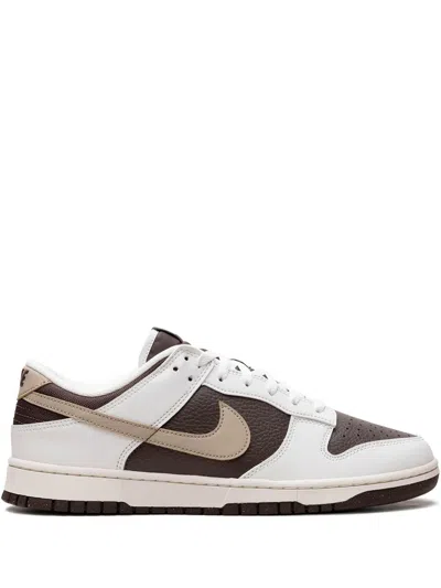 NIKE DUNK LOW NEXT NATURE "SUMMIT WHITE/BAROQUE BROWN" SNEAKERS