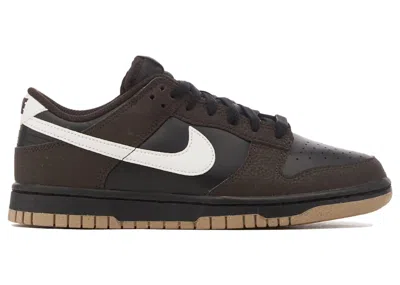 Pre-owned Nike Dunk Low Next Nature (women's) Sneakers In Black/summit White/velvet Brown