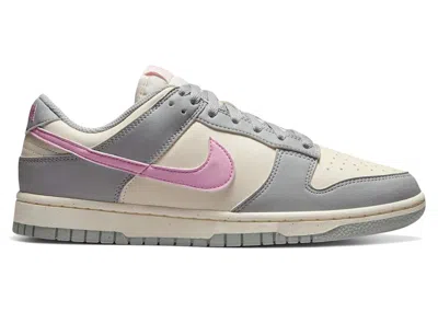 Pre-owned Nike Dunk Low Next Nature (women's) Sneakers In Light Smoke Grey/pink Rise/pale Ivory In Multi