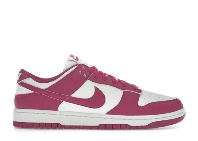 Pre-owned Nike Dunk Low Next Nature (women's) Sneakers In White/hot Fuchsia In Multi
