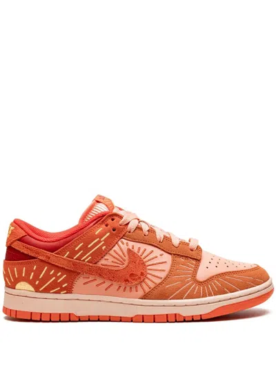 Nike Dunk Low Low Top Sneakers In Orange