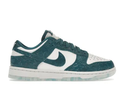 Pre-owned Nike Dunk Low Ocean (women's) Sneakers In Summit White/bright Spruce