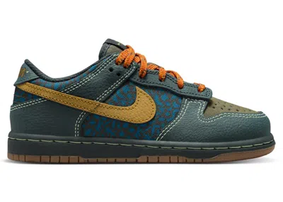 Pre-owned Nike Dunk Low Ochre Sneakers In Seaweed/cargo Khaki/green Abyss