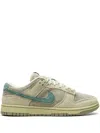 Nike Dunk Low Suede Basketball Sneaker In Green