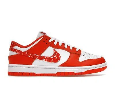 Pre-owned Nike Dunk Low Orange Paisley - Dh4401-103