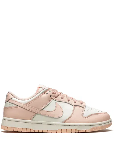 Nike Dunk Low "orange Pearl" Sneakers In White