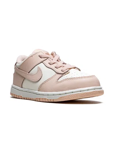 Nike Babies' Dunk Low "orange Pearl" Sneakers In White