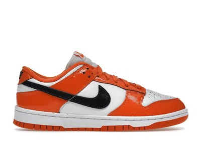 Pre-owned Nike Dunk Low Patent Halloween (2022) (women's) Sneakers In Orange/white/black