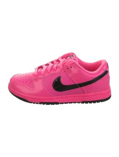 Pre-owned Nike Dunk Low Pink Blast Black Athletic Sneakers