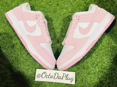 Pre-owned Nike Dunk Low Pink Corduroy Womens Multi Sizes Fn7167-100