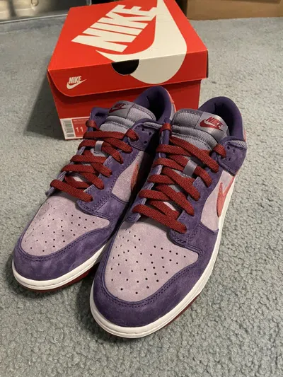 Pre-owned Nike Dunk Low Plum Shoes In Purple