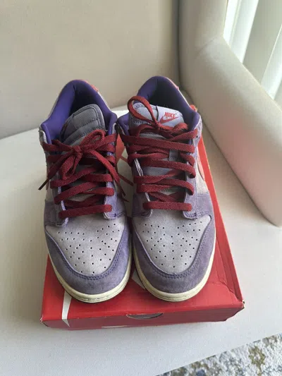 Pre-owned Nike Dunk Low Plum Shoes In Purple