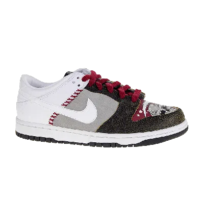 Pre-owned Nike Dunk Low Premium Gs 'grim Reaper' In White