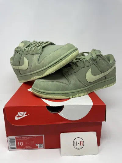 Pre-owned Nike Dunk Low Premium Oil Green Shoes