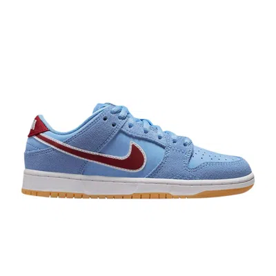 Pre-owned Nike Dunk Low Premium Sb Ps 'philadelphia Phillies' | Blue | Kid's Size 2