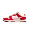 Nike Dunk Low Premium Basketball Sneaker In Red