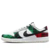 Nike Dunk Low "tartan Plaid" Sneakers In White