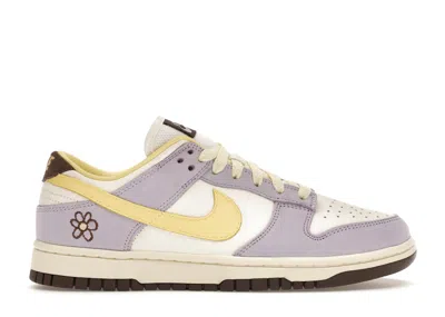 Pre-owned Nike Dunk Low Premium (women's) Sneakers In Lilac Bloom/soft Yellow/sail