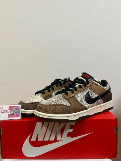 Pre-owned Nike Dunk Low Prm Co.jp Head To Head Brown Fj5434-120 From Japan