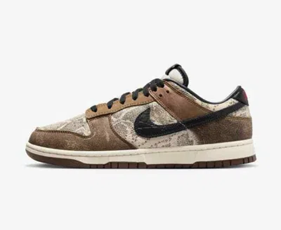 Pre-owned Nike Dunk Low Prm Co.jp Brown Snakeskin Fj5434-120 Size 4 - 12 In Natural/black-ale Brown-pecan