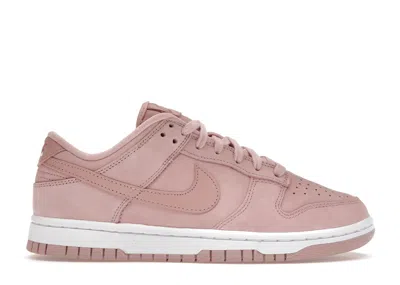 Pre-owned Nike Dunk Low Prm (women's) Sneakers In Pink Oxford/white