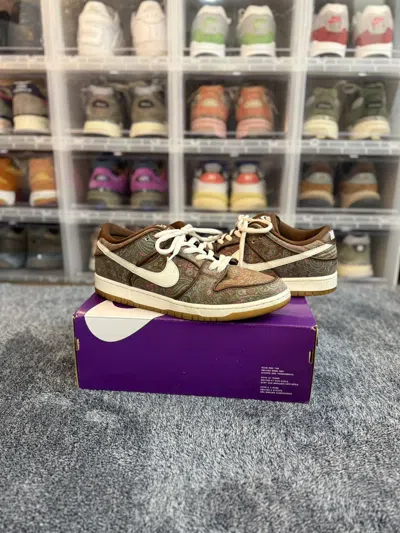 Pre-owned Nike Dunk Low Pro Paisley Shoes In Multi
