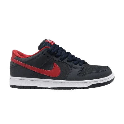 Pre-owned Nike Dunk Low Pro Sb 'dark Obsidian Gym Red' In Blue