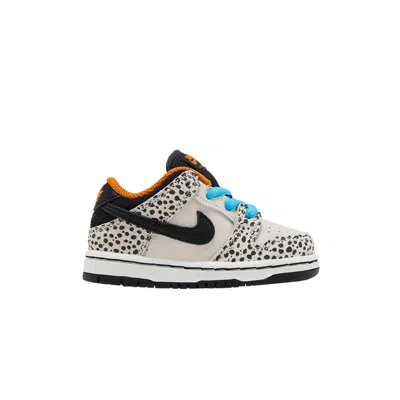 Pre-owned Nike Dunk Low Pro Sb Td 'electric Pack' | Cream | Infant Size 5
