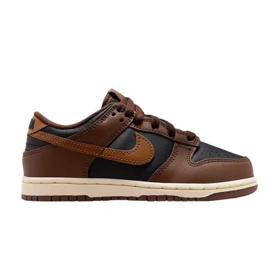 Pre-owned Nike Dunk Low Ps 'black Cacao Wow' | Brown | Kid's Size 13.5