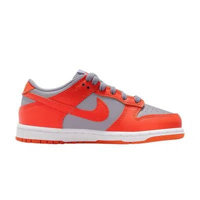 Pre-owned Nike Dunk Low Ps 'cement Team Orange' | Kid's Size 2