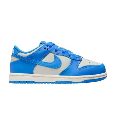 Pre-owned Nike Dunk Low Ps 'light Photo Blue Silver' | Kid's Size 10.5