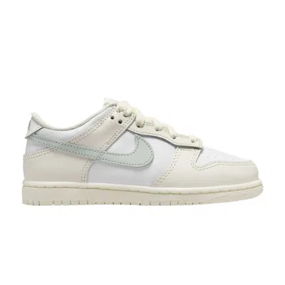 Pre-owned Nike Dunk Low Ps 'phantom Light Silver' | Cream | Kid's Size 1.5 In White