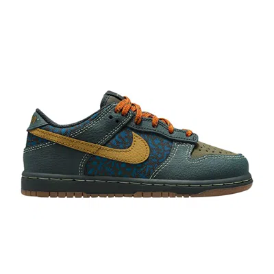 Pre-owned Nike Dunk Low Ps 'seaweed Ochre Khaki' | Green | Kid's Size 1