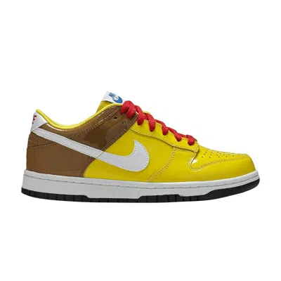 Pre-owned Nike Dunk Low Ps 'spongebob' | Yellow | Kid's Size 2