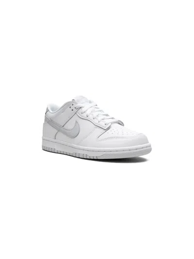 Nike Kids' Dunk Low "pure Platinum" Sneakers In White