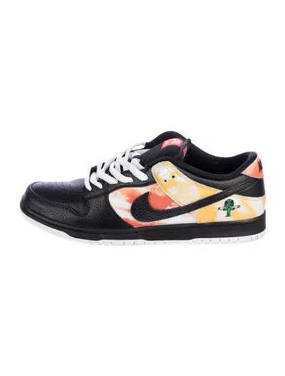 Pre-owned Nike Dunk Low Raygun Tie-dye Black Sneakers