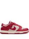 Nike Dunk Low "red Roses" Sneakers In Red