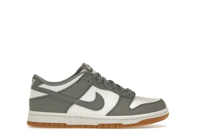 Pre-owned Nike Dunk Low Reflective Grey Sneakers In White/smoke Grey/light Iron Ore