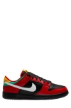 Nike Mens  Dunk Low Retro Ltd Tattoo In Black/ White/ Gym Red/ Gold