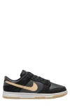 Nike Dunk Low Retro Basketball Sneaker In Black/sesame/anthracite
