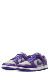 Nike Dunk Low Retro Basketball Sneaker In Purple