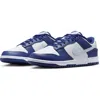 Nike Dunk Low Summit White Midnight Navy In Deep Royal Blue/grey/white