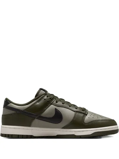 Nike Dunk Low Retro Basketball Sneaker In Green