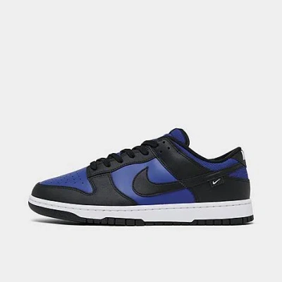 Nike Dunk Low Retro Casual Shoes In Astronomy Blue/black/white