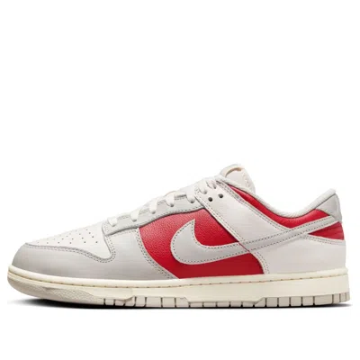 NIKE NIKE DUNK LOW RETRO 'LIGHT IRON ORE GYM RED'
