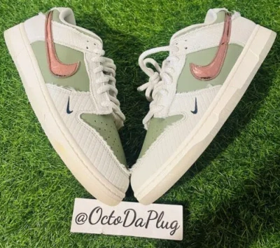 Pre-owned Nike Dunk Low Retro Prm Kyler Murray X 1 Of One Mens Sizes Fq0269-001 In Green