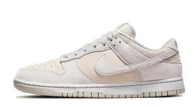Pre-owned Nike Dunk Low Retro Prm Vast Grey Dd8338-001 Us 6.5 - 12 Men In White