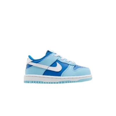 Pre-owned Nike Dunk Low Retro Qs Td 'argon' 2022 | Blue | Infant Size 3