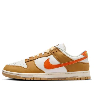 NIKE NIKE DUNK LOW RETRO 'SAIL SAFETY ORANGE WHEAT'